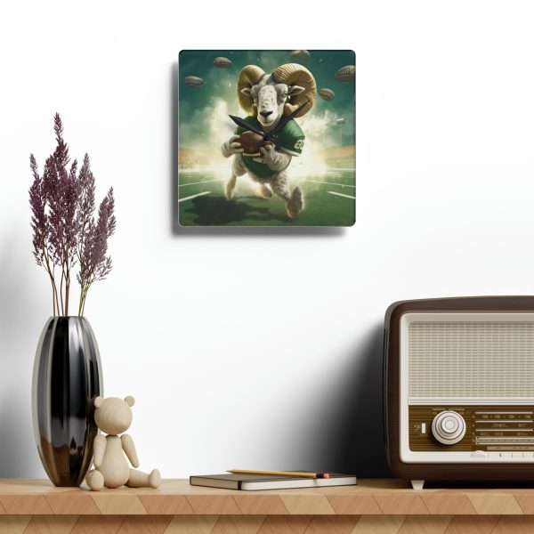 Rams Art Wall Clock (Limited Collectible Art Production) - Image 4