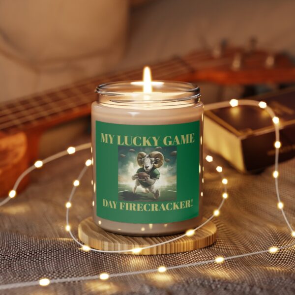 My Lucky Game Day FireCracker Candle - Colorado State Art Decor (Scented Student Gift Candle, 9oz) - Image 4
