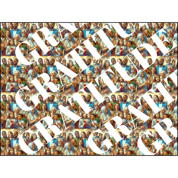 Gratitude Family - Woven Blanket - Image 3